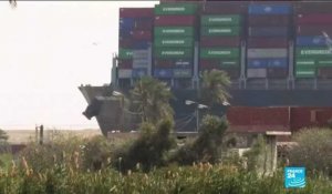 Canal de Suez bloqué : le porte-conteneurs bientôt dans la "bonne direction"