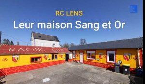 RC Lens: leur maison aux couleurs des Sang et Or à Saulty entre Arras et Doullens