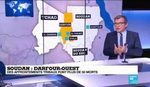 Darfour-Ouest au Soudan : des affrontements tribaux font plus de 50 morts