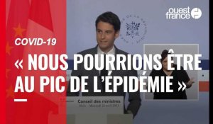 VIDÉO. Covid-19  « Nous pourrions être au pic de l’épidémie » pour Gabriel Attal