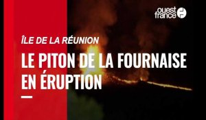 VIDÉO. Piton de la Fournaise: couvre-feu au pied du volcan en éruption pour des Réunionnais