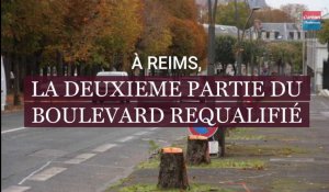 Reims, le boulevard Vasnier en chantier pour 4 mois