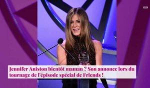 Jennifer Aniston bientôt maman ? Son annonce lors du tournage de l'épisode spécial de Friends !