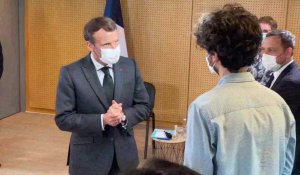 Visite d'Emmanuel Macron au CHU de Reims