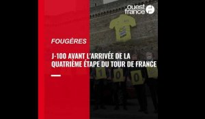 VIDEO. J-100 avant l'arrivée de la quatrième étape du Tour de France à Fougères