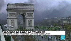 Saccage de l'Arc de Triomphe : dix "gilets jaunes" jugés pour le pillage du monument