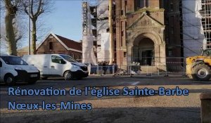 La rénovation de l'église Sainte-Barbe de Nœux-les-Mines