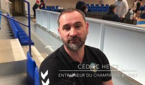 Cédric Heitz évoque la préparation du Champagne Basket avant de jouer l’ASVEL