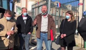 Action de la FDSEA devant la préfecture de l’Oise