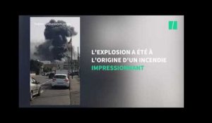 Une explosion impressionnante a eu lieu sur un chantier près de Lyon