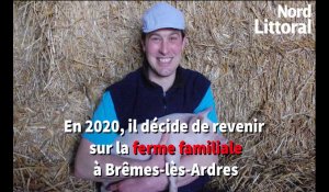 Mickael Lecras est kinésithérapeute à Calais et agriculteur à Brêmes-lès-Ardres.