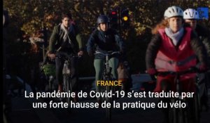 La pandémie de Covid-19 s’est traduite par une forte hausse de la pratique du vélo en France