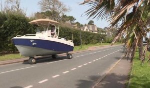 "Tringa", le premier bateau-routier homologué en France