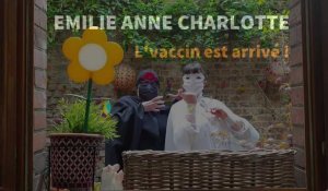«L'vaccin est arrivé»: EmilieAnneCharlotte parodie de la chanson «Zorro est arrivé»