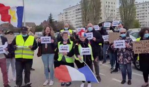 Une cinquantaine de manifestants dans le centre-ville de Troyes «pour la liberté» 