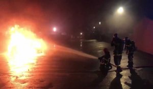 Incendie d'une voiture au Mont-Liébaut