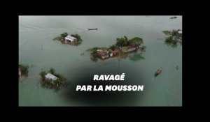 Le Bangladesh ravagé par la mousson, un tiers du pays sous l'eau