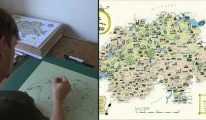 Suisse: un dessinateur crée une carte pour voyager sans sortir du pays