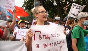 Russie: nouvelle manifestation contre l'arrestation du gouverneur de Khabarovsk