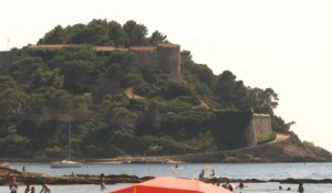 Fort de Brégançon où se tenait la visioconference de soutien au Liban