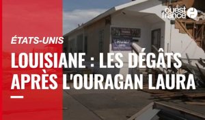 États-Unis. Louisiane: les dégâts après l'ouragan Laura