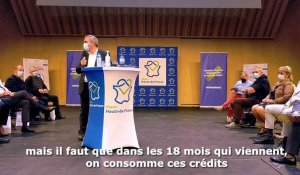 Xavier Bertrand vend son "plan de relance" régional aux élus axonais