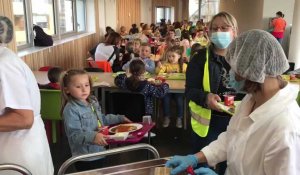 Rentrée à la cantine centrale de Méricourt