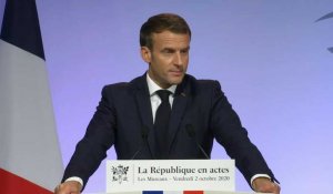 Macron: projet de loi sur les séparatismes présenté le 9 décembre en conseil des ministres
