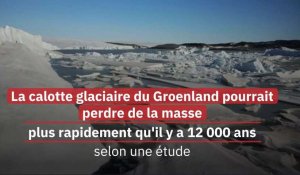 Groenland: la fonte de la calotte est sans précédent 