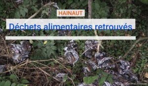 Déchets alimentaires jetés dans le Hainaut : rappel des faits