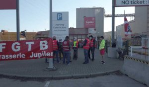 Grève à AB Inbev à Jupille