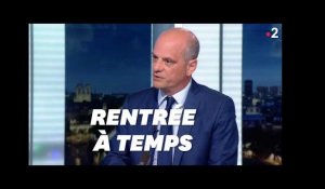 Rentrée scolaire : L'intervention de Jean-Michel Blanquer sur France 2 le 20 août