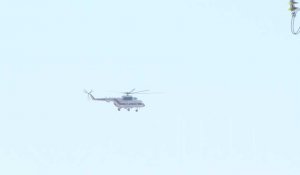 Bélarus : l'hélicoptère de Loukachenko arrive sur les lieux d'une manifestation devant une usine