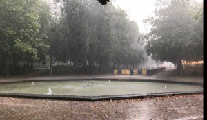  Fortes pluies à Bruxelles ce 16 août 2020