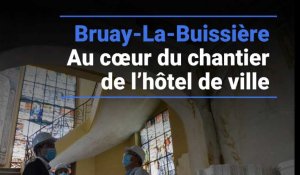 Bruay-la-Buissière : au cœur du chantier de l'hôtel de ville, touché par un incendie en 2017