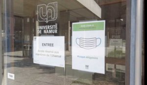 Des mesures de sécurité spéciale Covid-19 à l'Université de Namur