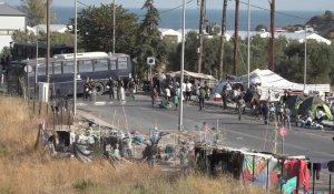 Grèce: les migrants de Moria transférés dans un nouveau camp à Lesbos