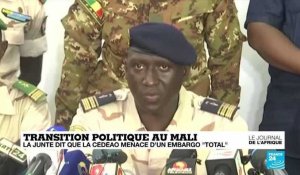 Mali : la junte dit que le pays est sous la menace d'un "embargo total" de la Cédéao