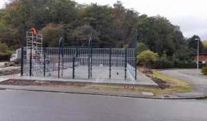 Installation d'une plaine de sport au Bocage à La Louvière