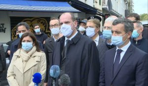 Attaque à Paris: Castex affirme sa "volonté résolue par tous les moyens de lutter contre le terrorisme"