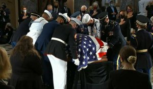 Derniers hommages solennels à Ruth Bader Ginsburg au Capitole à Washington