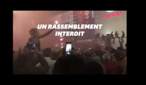 Les supporters de Liverpool ont célébré leur victoire malgré l'interdiction de se rassembler