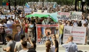 Affaire Sergueï Fourgal : le mouvement de protestation ne faiblit pas à Khabarovsk en Russie