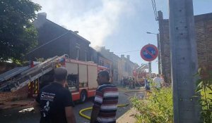 Incendie à Monceau-sur-Sambre