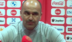 Diables rouges: Certains joueurs ne sont pas en mesure de jouer les deux matchs (Roberto Martinez)