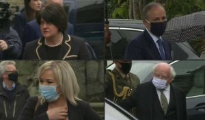 Les politiciens arrivent pour les funérailles de John Hume