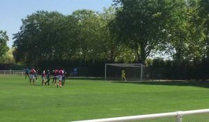 Penalty lors du match Reims (B) - OSQ du 8 août 2020 