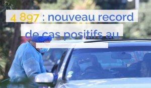 4897 : nouveau record de cas positifs au coronavirus en France