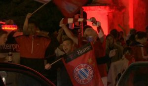 Football/Ligues des champions: Célébrations à Munich après la victoire du Bayern