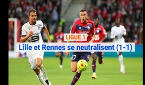 Ligue 1: Lille et Rennes se neutralisent (1-1)